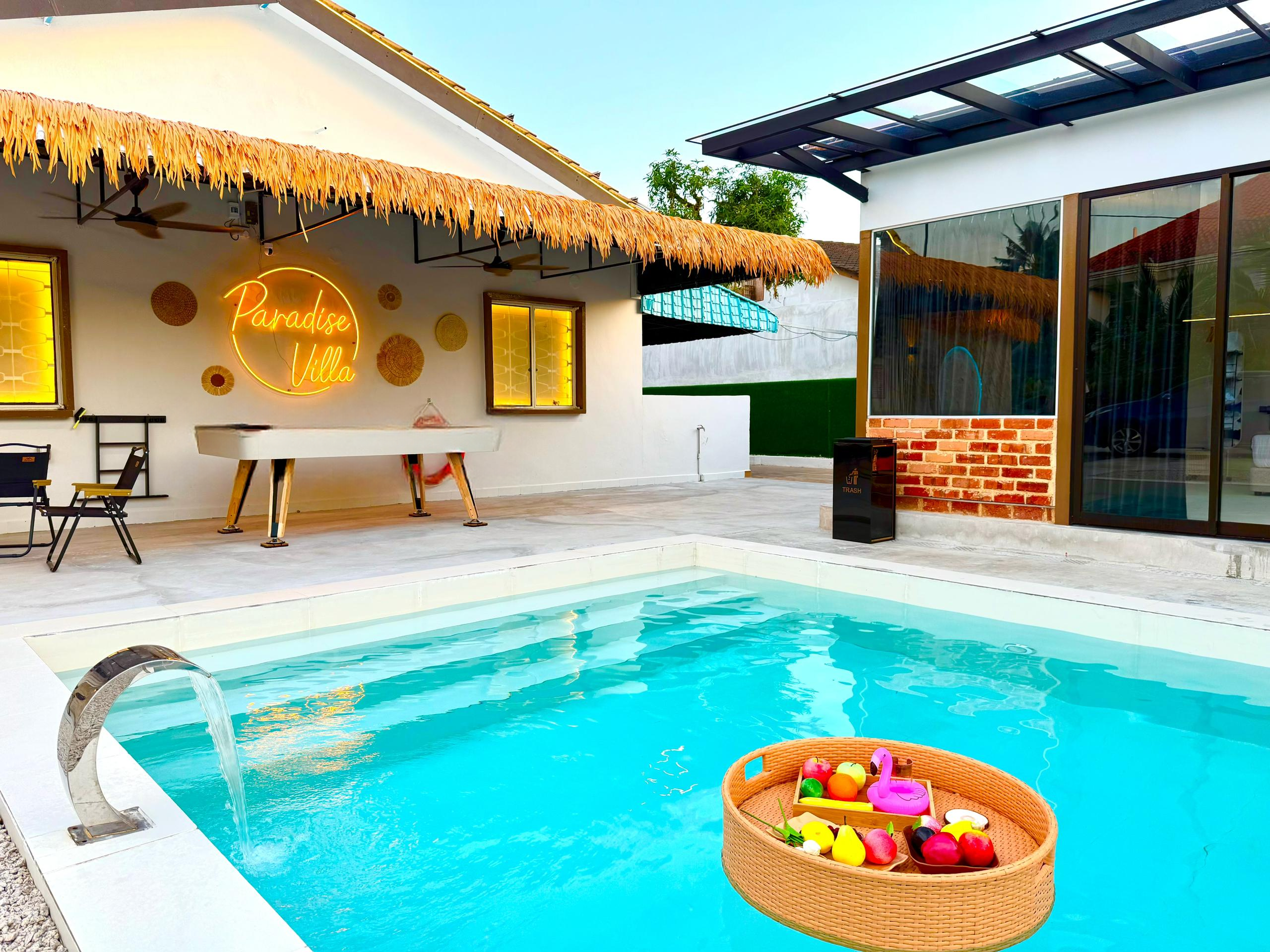 Pool & Neon Sign