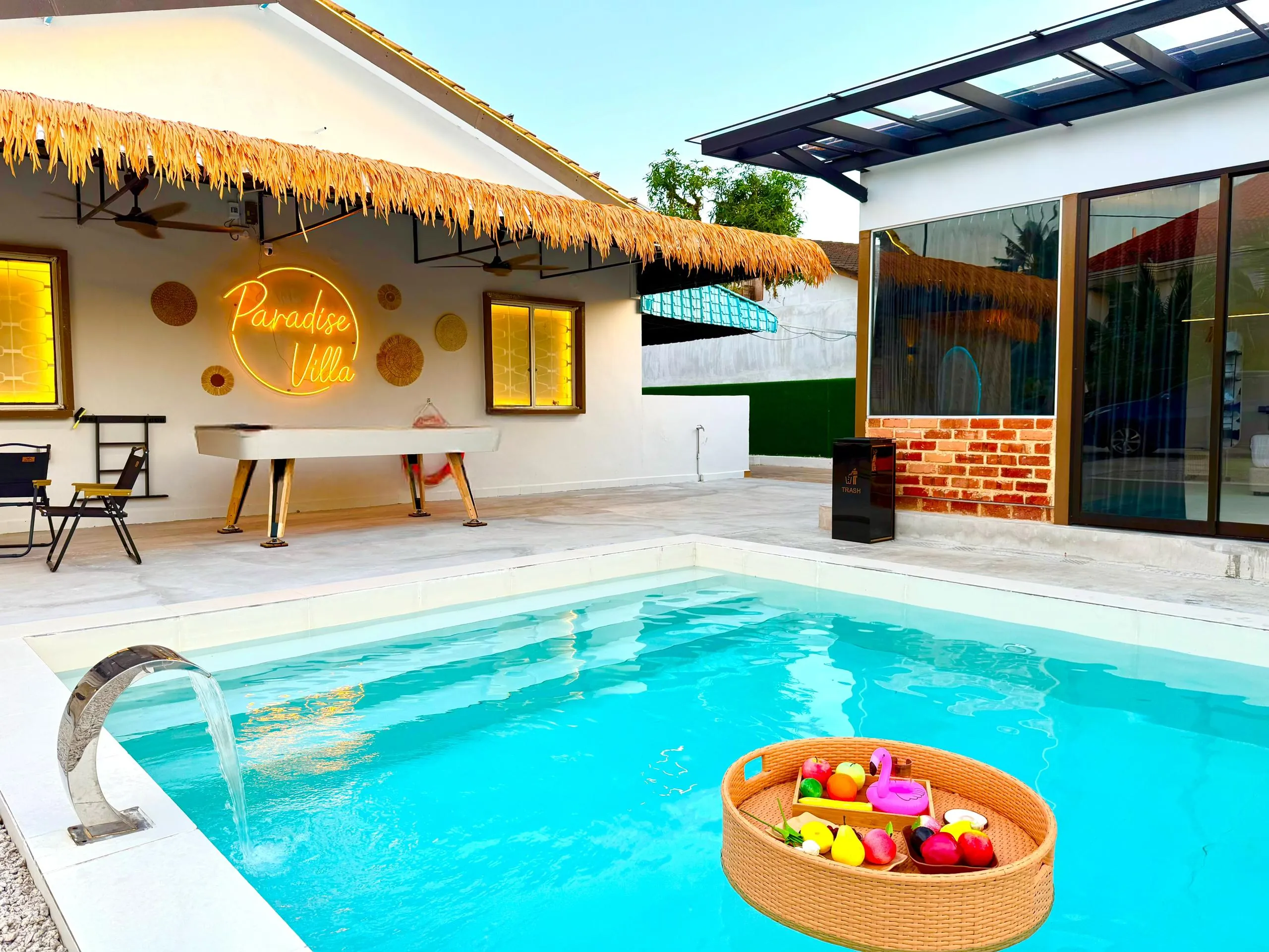 Pool & Neon Sign