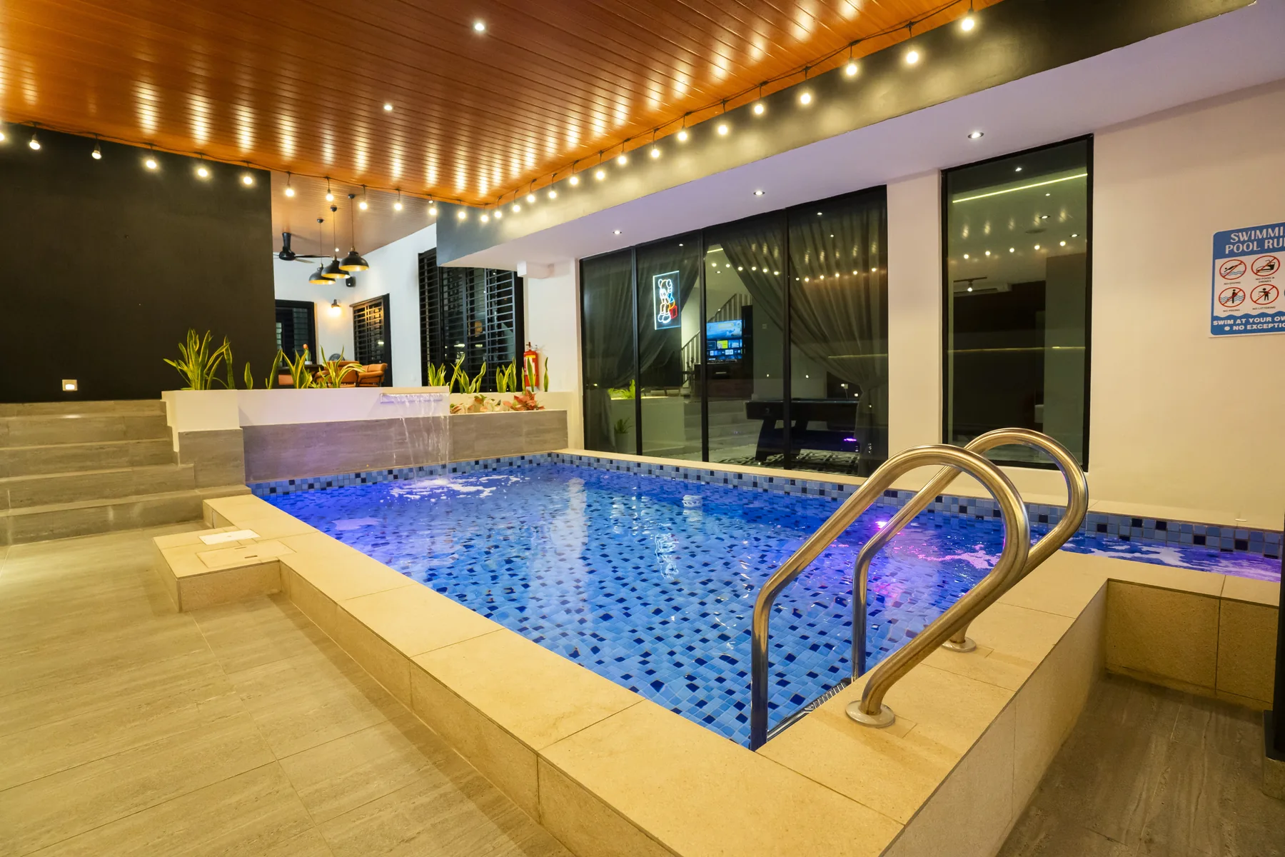 Poolside lounge