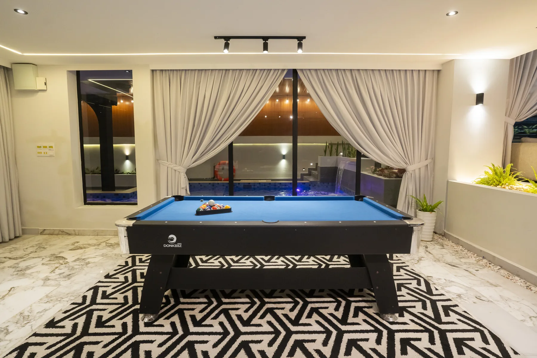 Pool table room